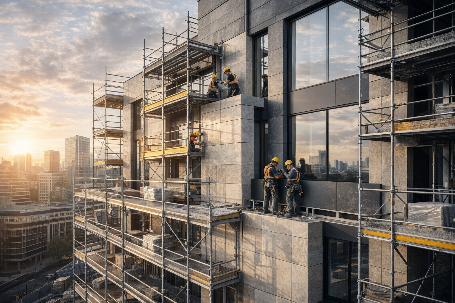 Fassadenbau und Gebäudehülle der MD Baugruppe