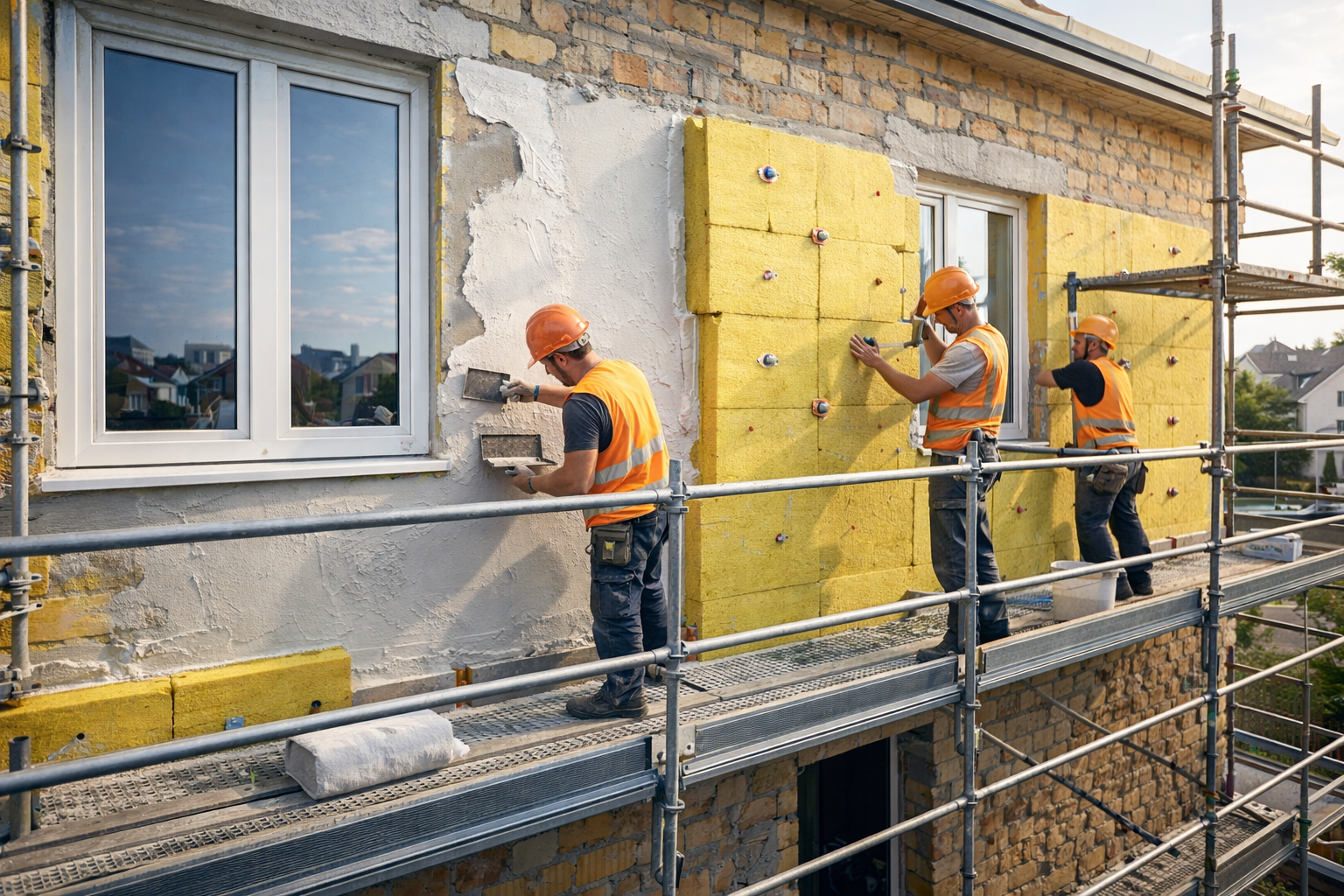 Dämmung und energetische Sanierung der MD Baugruppe