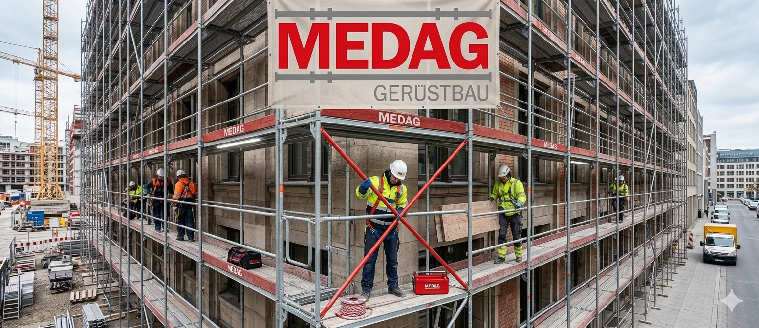 Gerüstbau und Baustellenabsicherung der MD Baugruppe